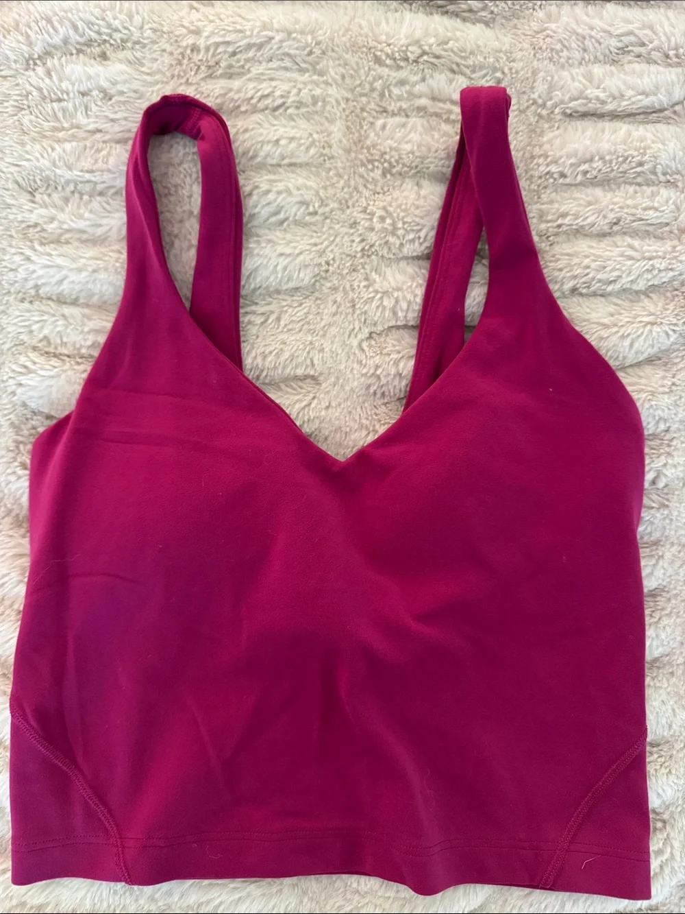 lululemon athletica Fuchsia/Magenta Supportive Sports Bra Tank